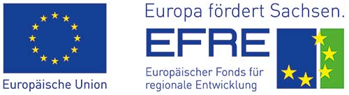 Logo Europa fördert Sachsen